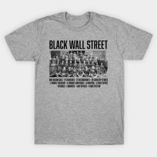 Black Wall Street Facts, Black History T-Shirt